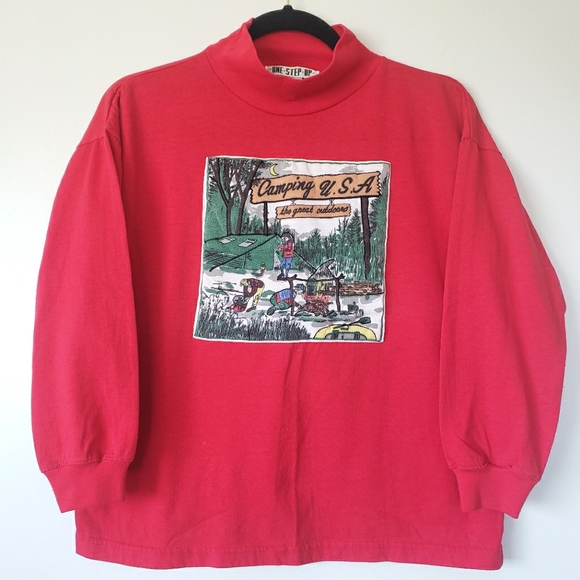 One Step Ahead Tops - Vintage 90's ▪️One▪️Step ▪️Up▪️long sleeve shirt, size small